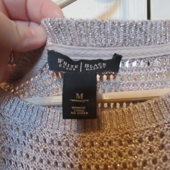 White House Black Market beautiful knit sweater - Picture 3 of 4